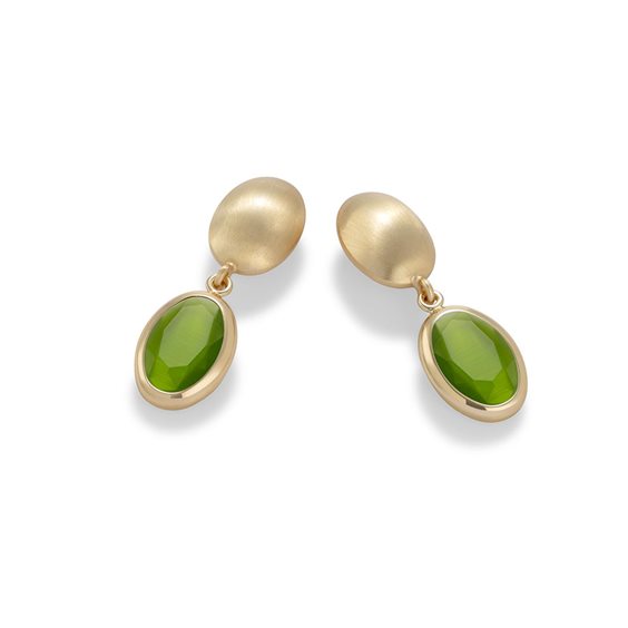 Orecchini Aquaforte Donna Caramelle Ovali in Argento Quarzo idrotermale H4180346 - H4180346